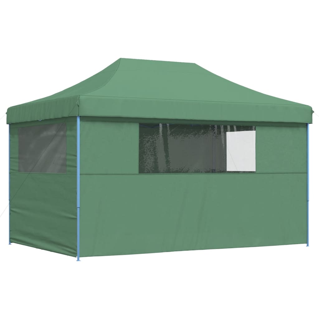 8721012491793_g_en_hd_3 vidaXL Foldable Party Tent Pop-Up with 4 Sidewalls Green - Image 5