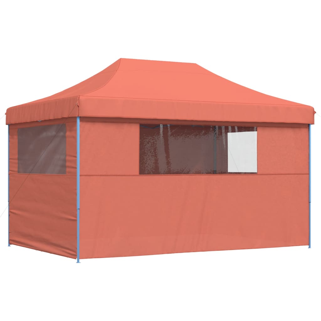 8721012491847_g_en_hd_3 vidaXL Foldable Party Tent Pop-Up with 4 Sidewalls Terracotta - Image 5