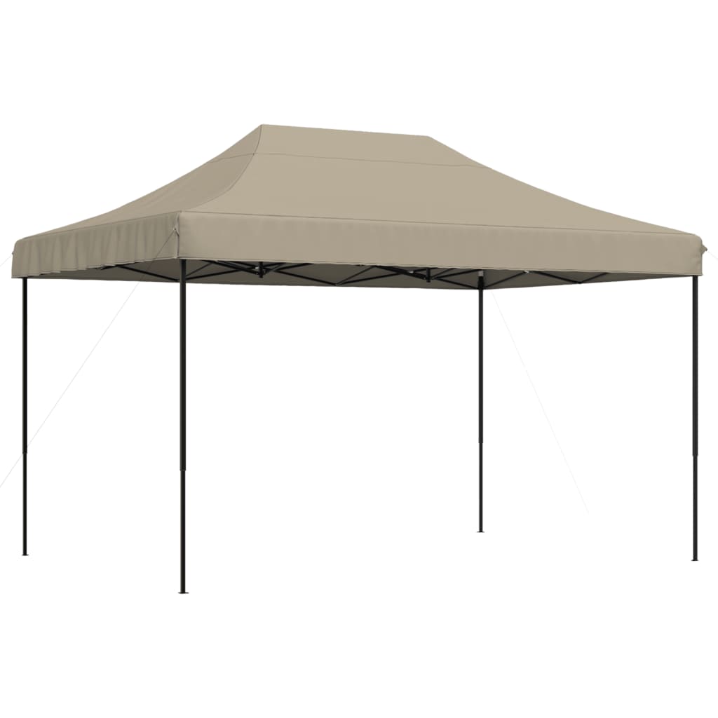 8721012492134_a_en_hd_1 vidaXL Foldable Party Tent Pop-Up Taupe 410x279x315 cm - Image 2