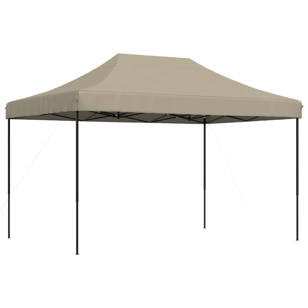 8721012492134_g_en_hd_3 vidaXL Foldable Party Tent Pop-Up Taupe 410x279x315 cm - Image 5