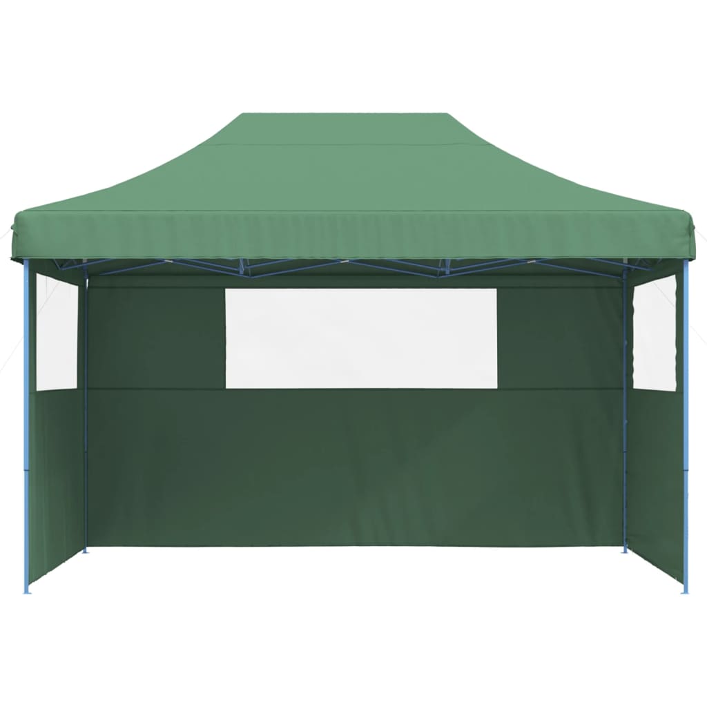 8721012492196_g_en_hd_1 vidaXL Foldable Party Tent Pop-Up with 3 Sidewalls Green - Image 3