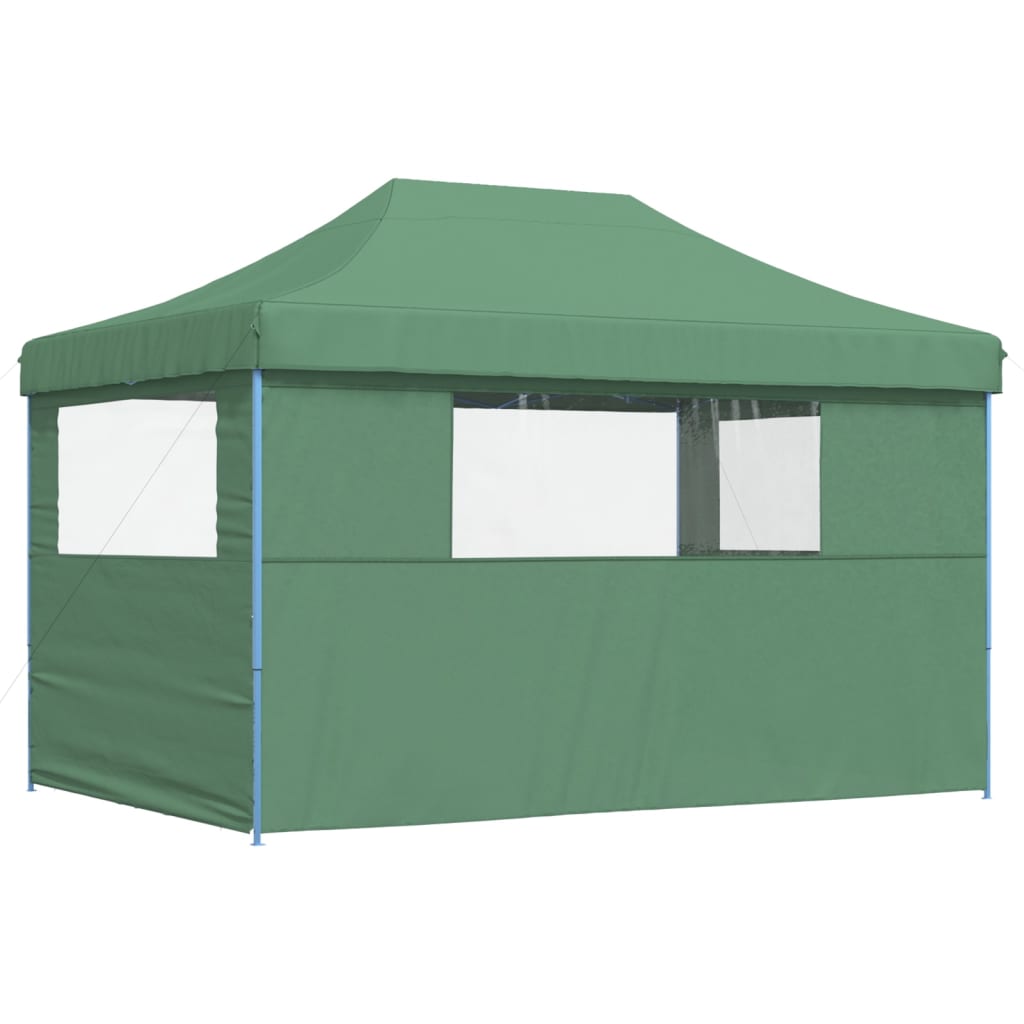8721012492196_g_en_hd_3 vidaXL Foldable Party Tent Pop-Up with 3 Sidewalls Green - Image 5