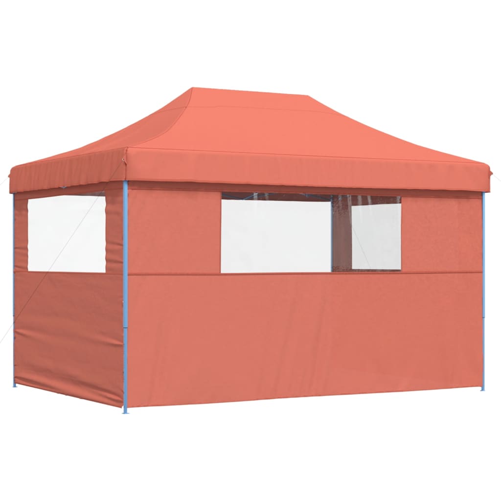 8721012492240_g_en_hd_3 vidaXL Foldable Party Tent Pop-Up with 3 Sidewalls Terracotta - Image 5