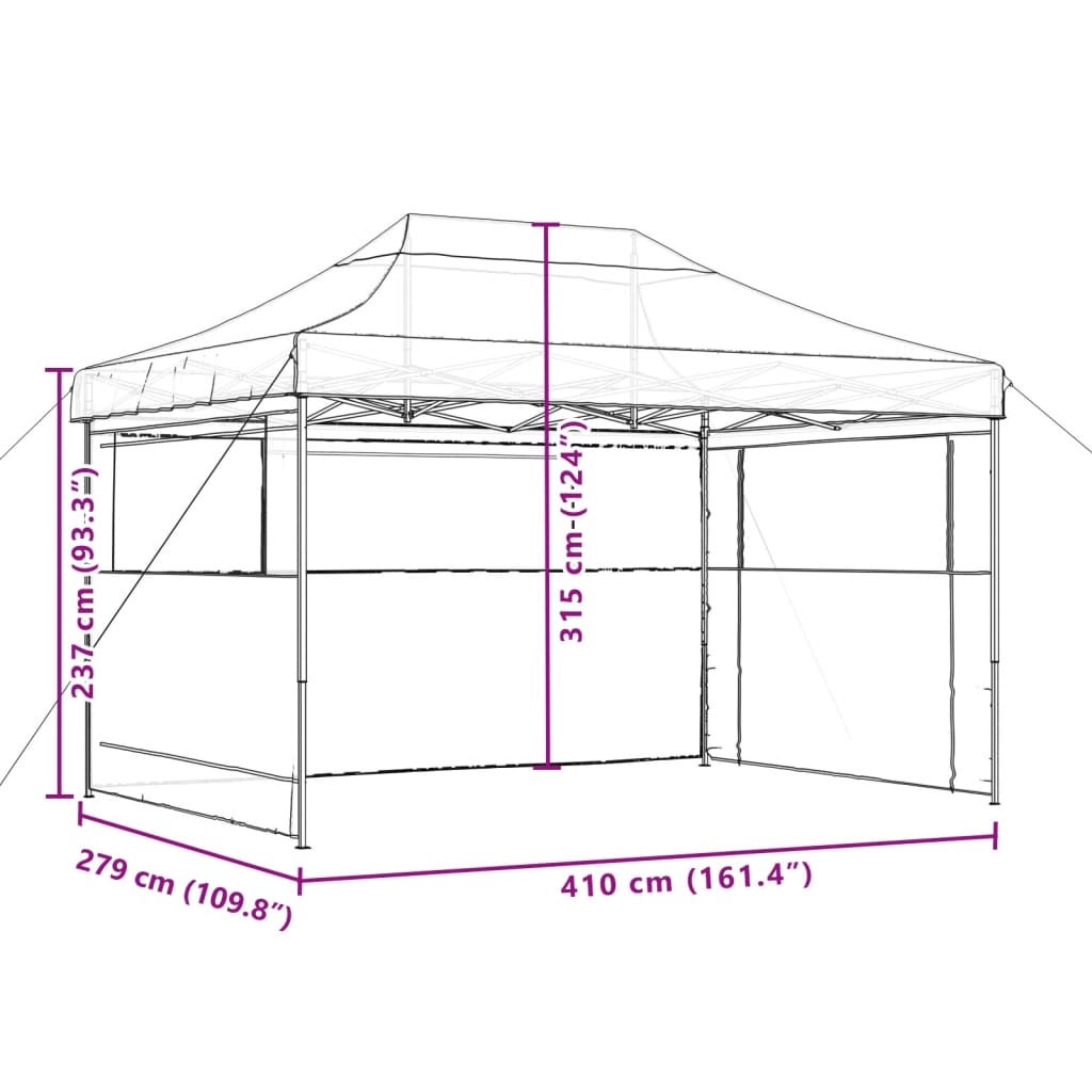 8721012492240_g_en_hd_7 vidaXL Foldable Party Tent Pop-Up with 3 Sidewalls Terracotta - Image 9