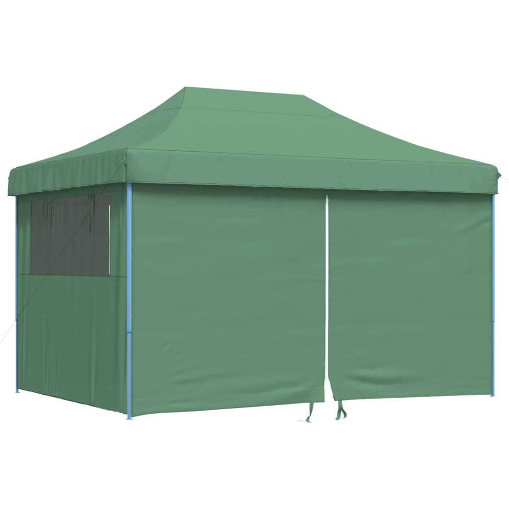 8721012492271_a_en_hd_1 vidaXL Foldable Party Tent Pop-Up with 4 Sidewalls Green - Image 2