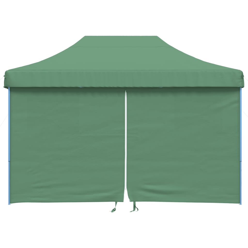 8721012492271_g_en_hd_1 vidaXL Foldable Party Tent Pop-Up with 4 Sidewalls Green - Image 3