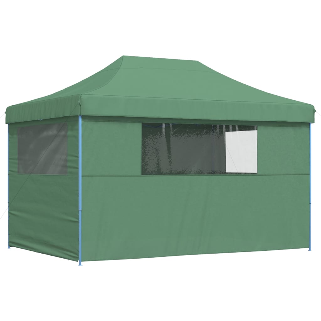 8721012492271_g_en_hd_3 vidaXL Foldable Party Tent Pop-Up with 4 Sidewalls Green - Image 5