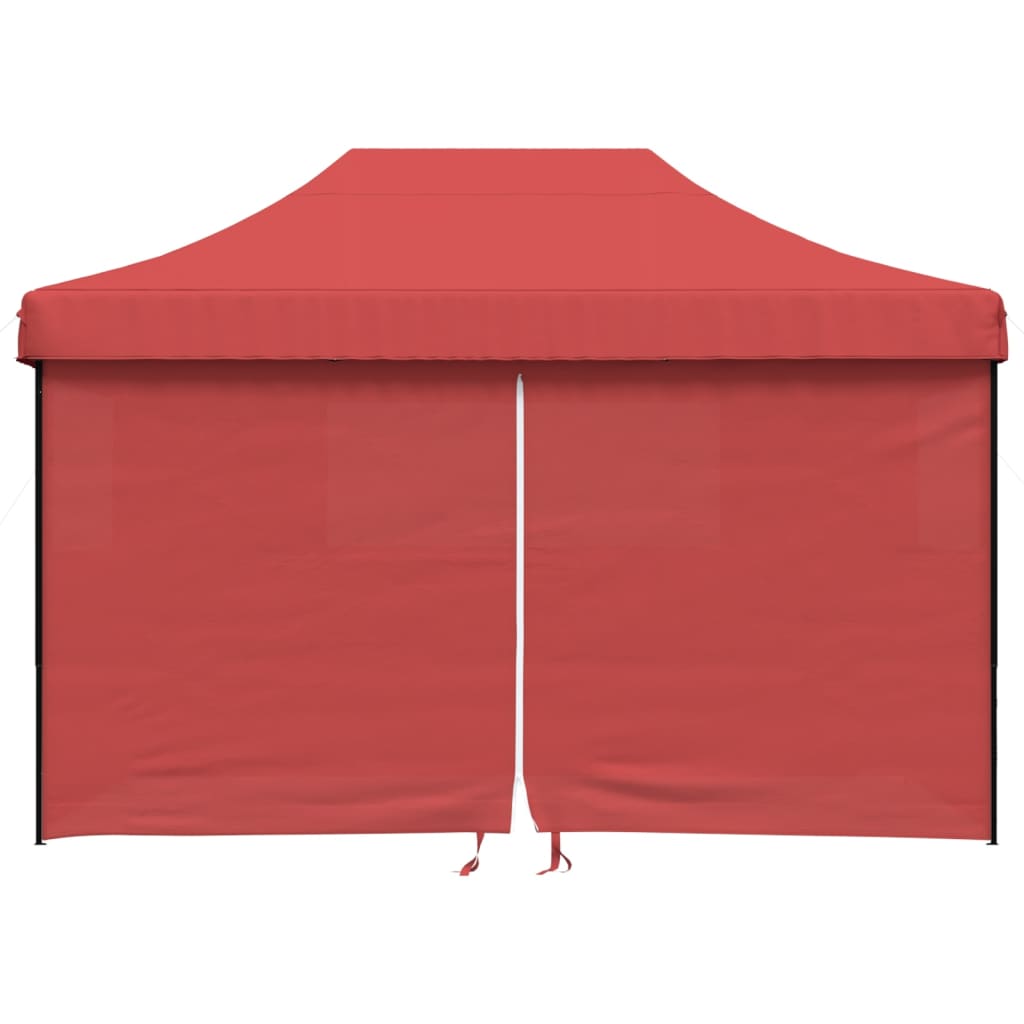8721012492301_g_en_hd_1 vidaXL Foldable Party Tent Pop-Up with 4 Sidewalls Burgundy - Image 3