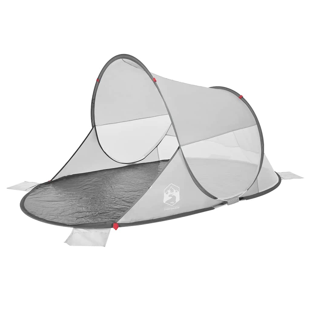 8721012492530_a_en_hd_1 vidaXL Beach Tent Grey Pop-up Waterproof - Image 2