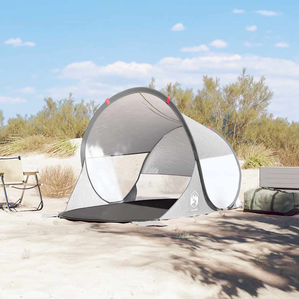 8721012492530_g_en_hd_1 vidaXL Beach Tent Grey Pop-up Waterproof - Image 3