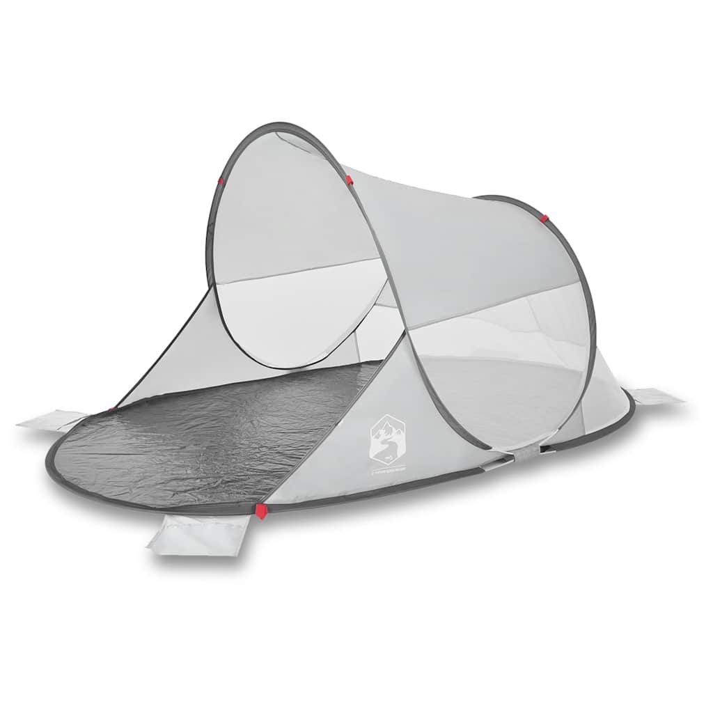 8721012492530_g_en_hd_2 vidaXL Beach Tent Grey Pop-up Waterproof - Image 4