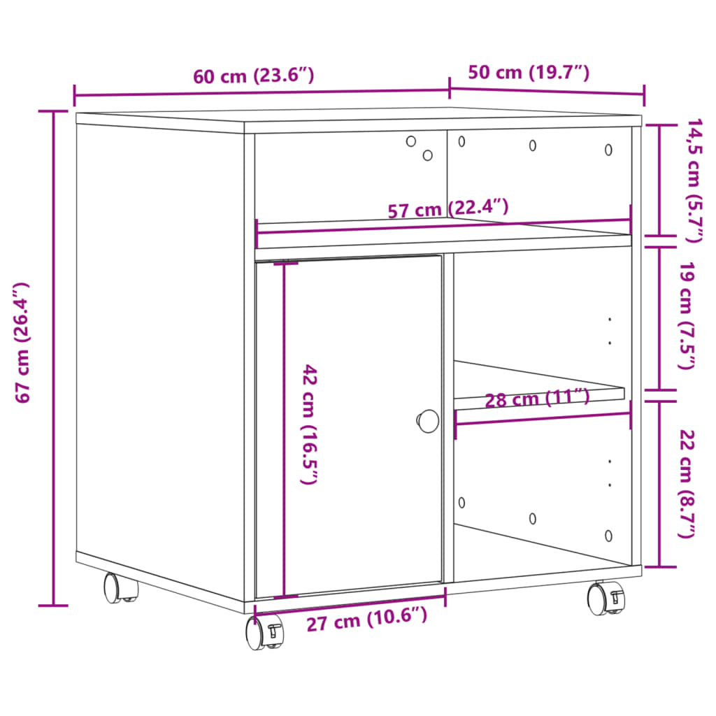 8721012495272_g_en_hd_8 vidaXL Printer Stand with Wheels White 60x50x67 cm - Image 10