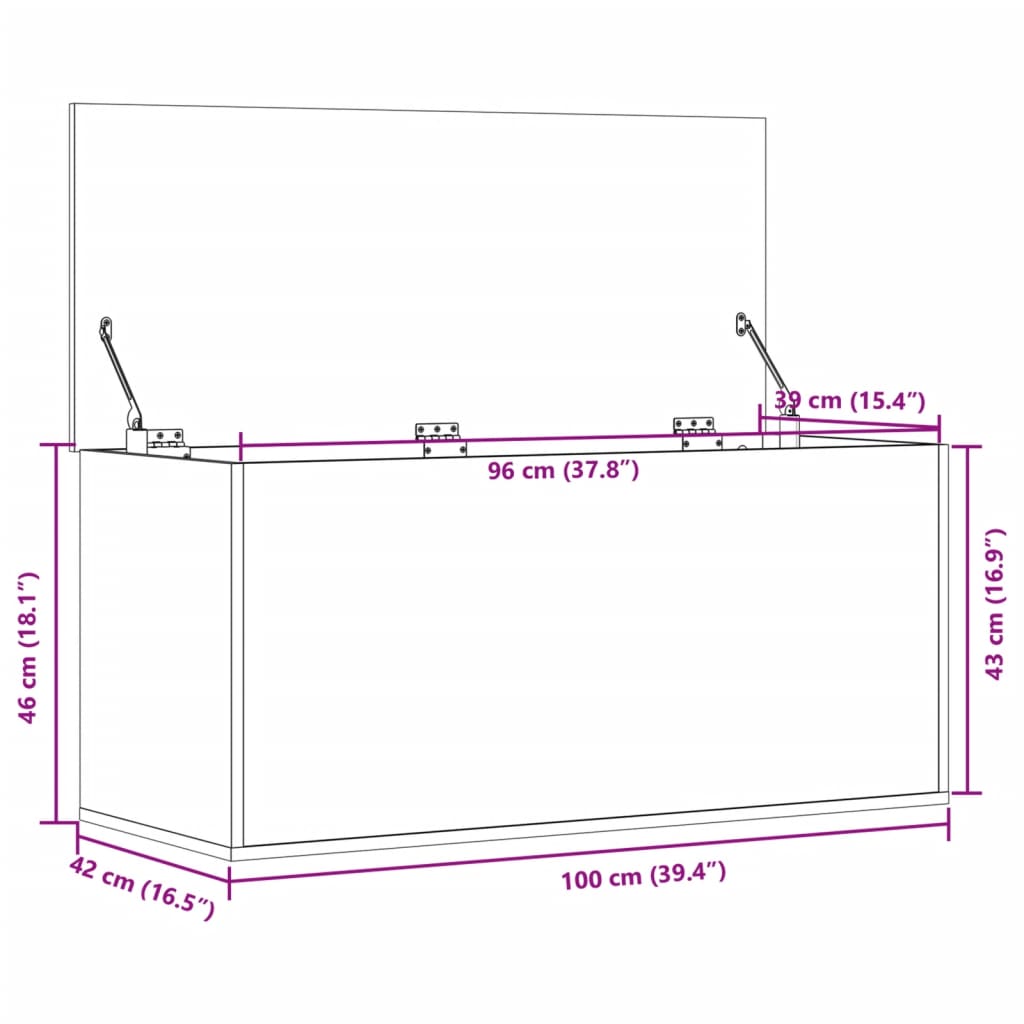 8721012495623_g_en_hd_9 vidaXL Storage Box White 100x42x46 cm Engineered Wood - Image 11