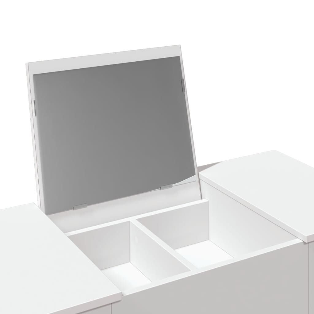 8721012495975_g_en_hd_6 vidaXL Dressing Table with Mirror White 100x45x76 cm - Image 9