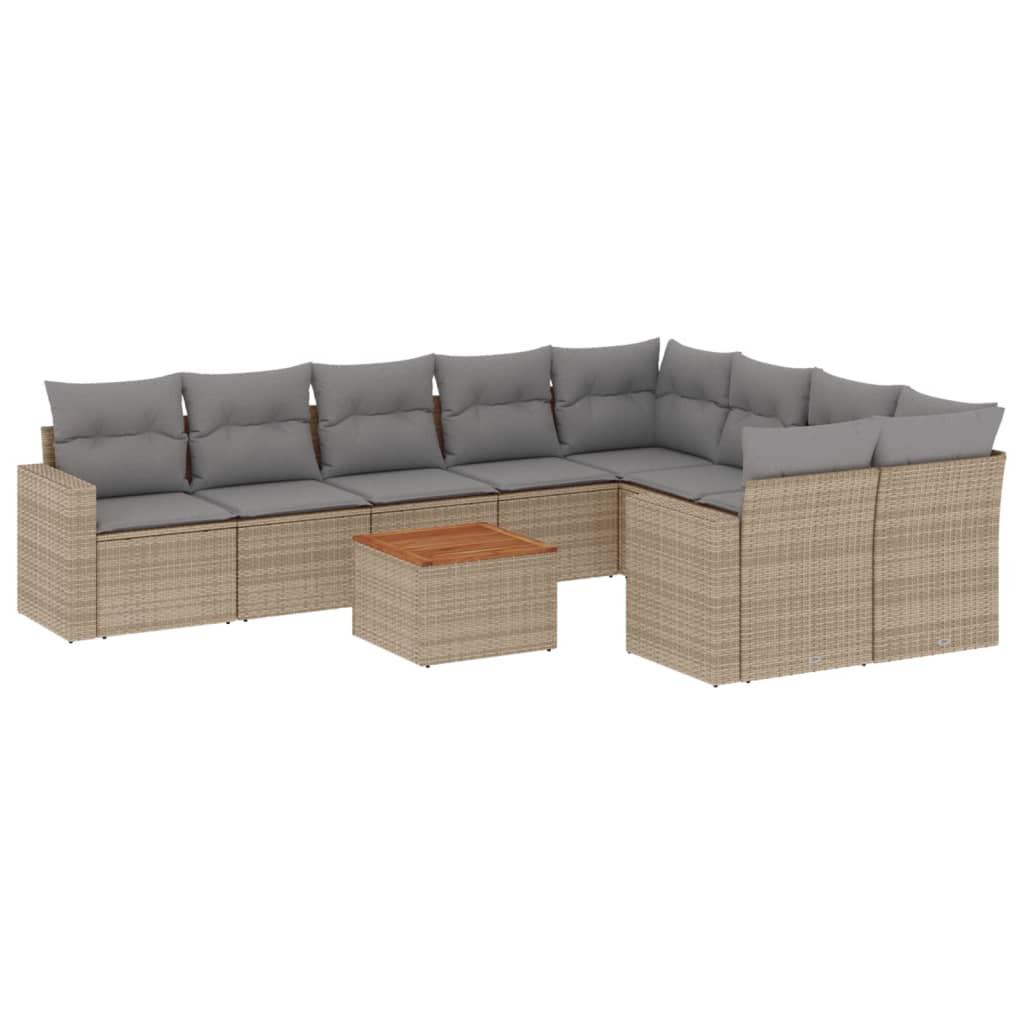 8721012861442_a_en_hd_1 vidaXL 10 Piece Garden Sofa Set with Cushions Beige Poly Rattan - Image 2