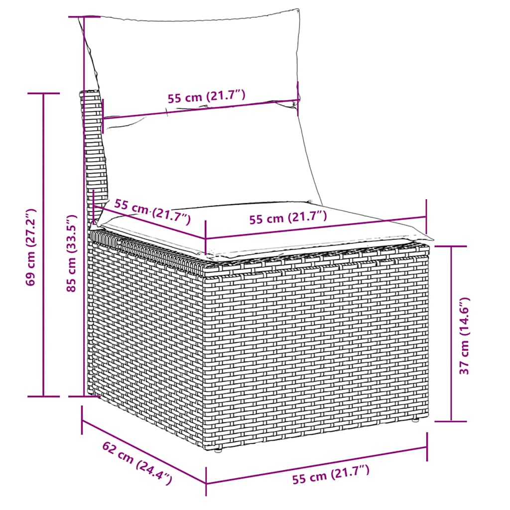 8721012861763_g_en_hd_2 vidaXL 11 Piece Garden Sofa Set with Cushions Black Poly Rattan - Image 4
