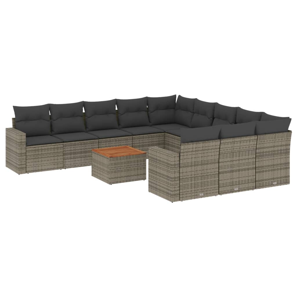 8721012862159_a_en_hd_1 vidaXL 12 Piece Garden Sofa Set with Cushions Grey Poly Rattan - Image 2