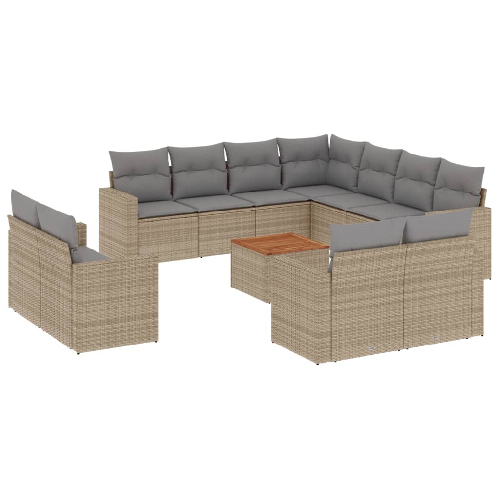 8721012862494_a_en_hd_1 vidaXL 12 Piece Garden Sofa Set with Cushions Beige Poly Rattan - Image 2