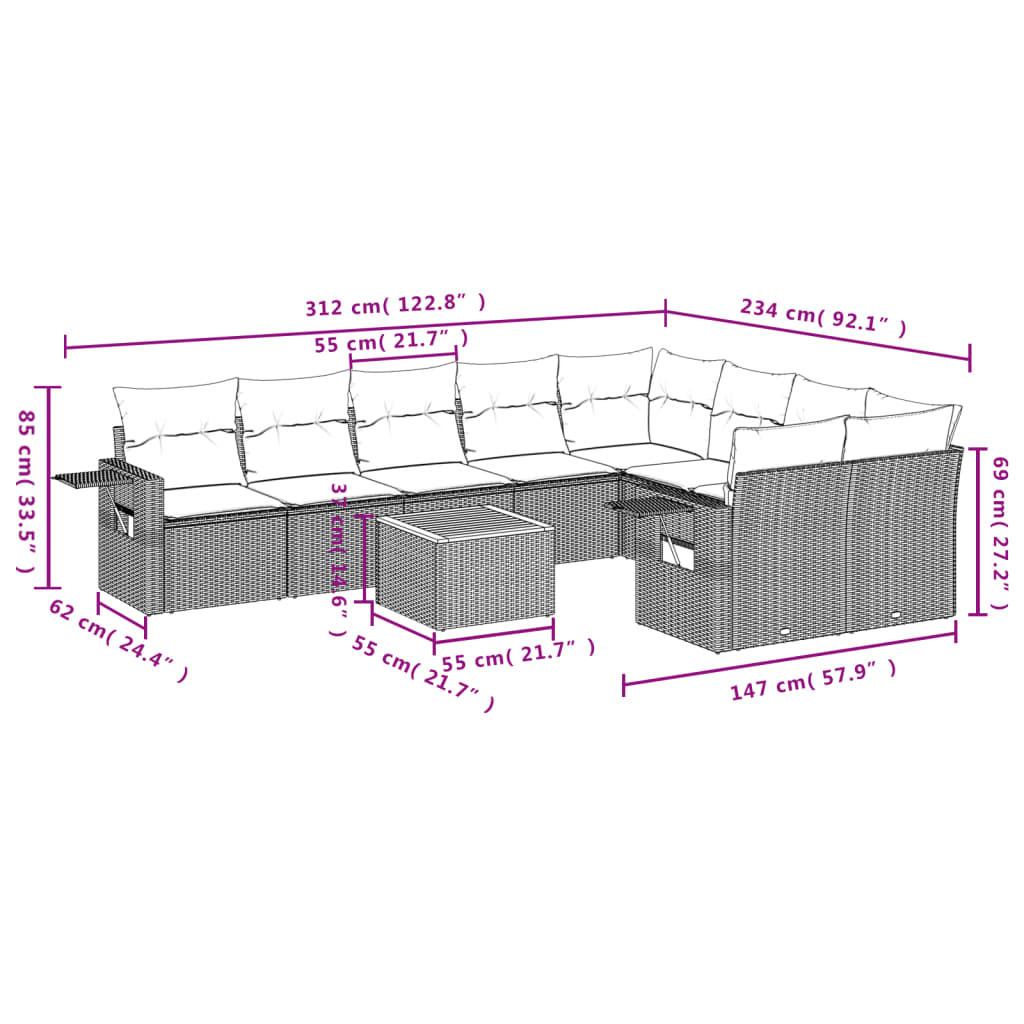 8721012865822_g_en_hd_8 vidaXL 10 Piece Garden Sofa Set with Cushions Black Poly Rattan - Image 10