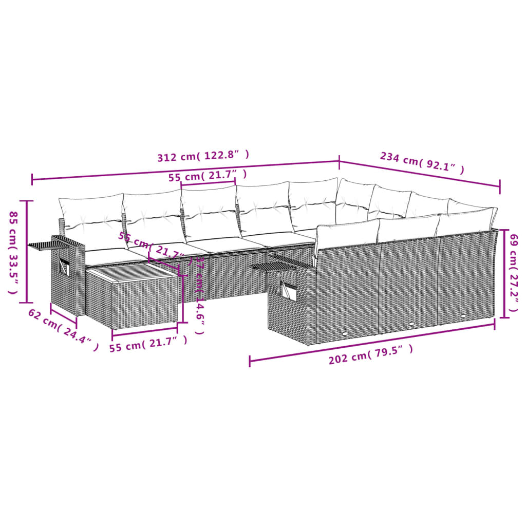 8721012866133_g_en_hd_8 vidaXL 11 Piece Garden Sofa Set with Cushions Beige Poly Rattan - Image 10