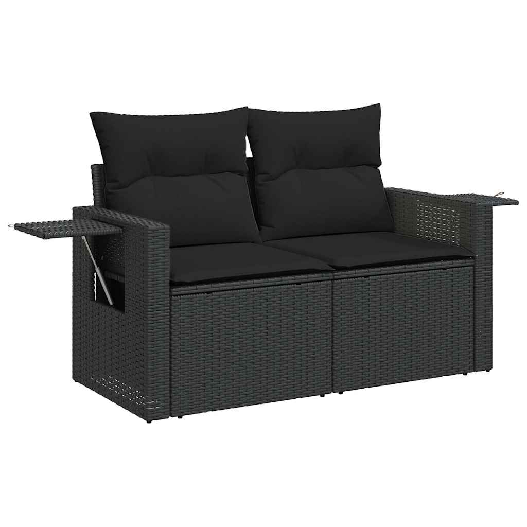 8721012866164_g_en_hd_1 vidaXL 11 Piece Garden Sofa Set with Cushions Black Poly Rattan - Image 3