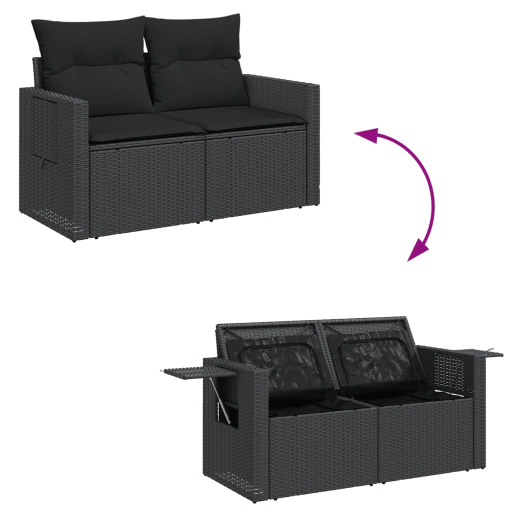 8721012866515_g_en_hd_7 vidaXL 12 Piece Garden Sofa Set with Cushions Black Poly Rattan - Image 9