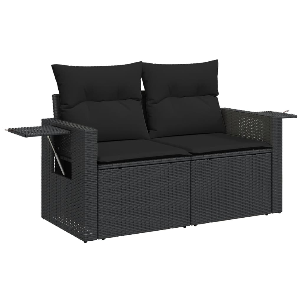 8721012867147_g_en_hd_1 vidaXL 11 Piece Garden Sofa Set with Cushions Black Poly Rattan - Image 3