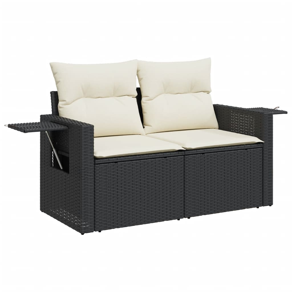 8721012867154_g_en_hd_1 vidaXL 11 Piece Garden Sofa Set with Cushions Black Poly Rattan - Image 3