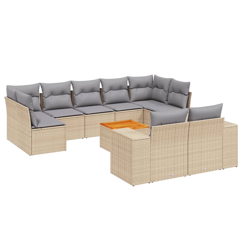 8721012874602_a_en_hd_1 vidaXL 10 Piece Garden Sofa Set with Cushions Beige Poly Rattan - Image 2