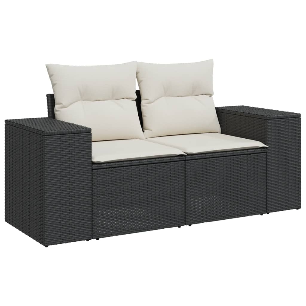8721012874718_g_en_hd_1 vidaXL 10 Piece Garden Sofa Set with Cushions Black Poly Rattan - Image 3