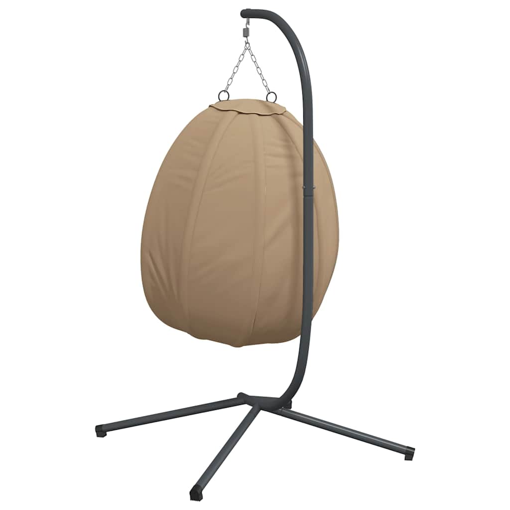 8721012877221_g_en_hd_4 vidaXL Hanging Egg Chair with Stand Taupe Fabric and Steel - Image 6