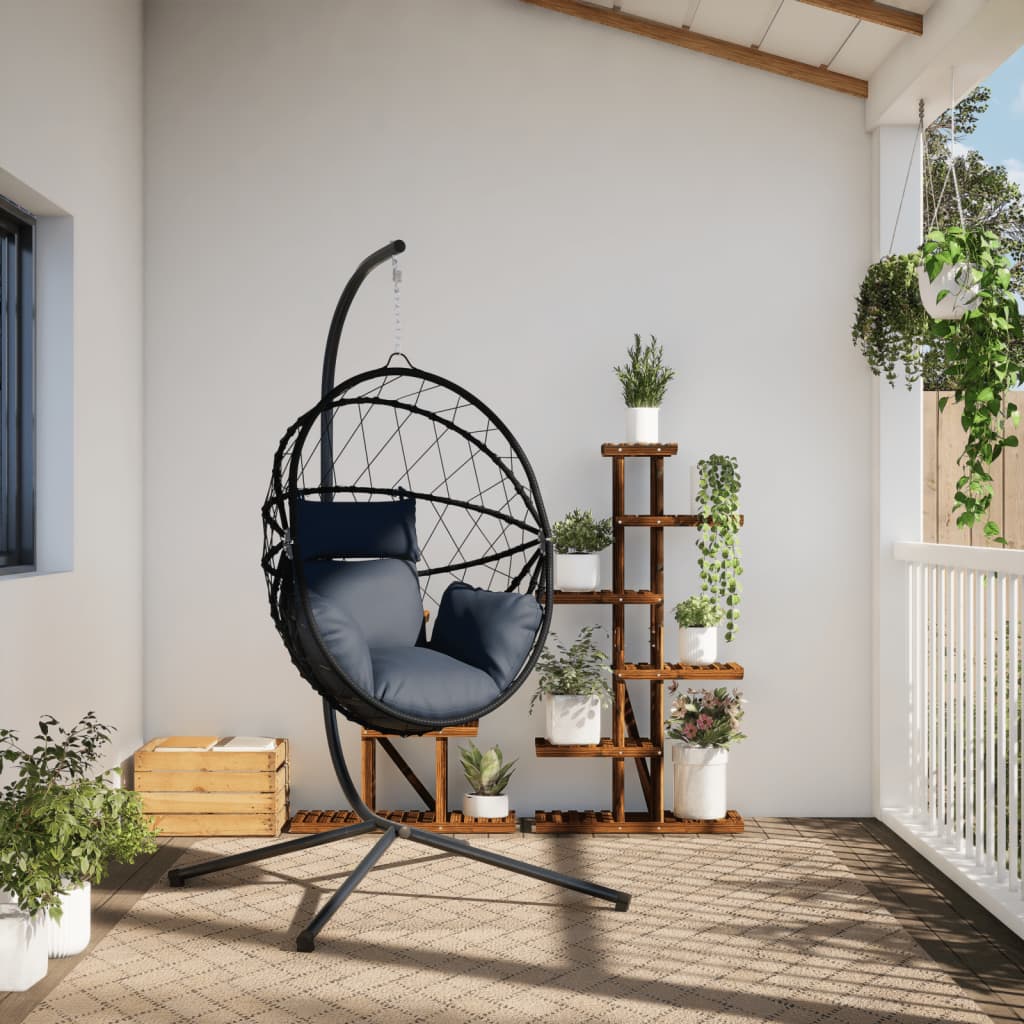 8721012877245_g_en_hd_1 vidaXL Hanging Egg Chair with Stand Anthracite Rattan and Steel - Image 3