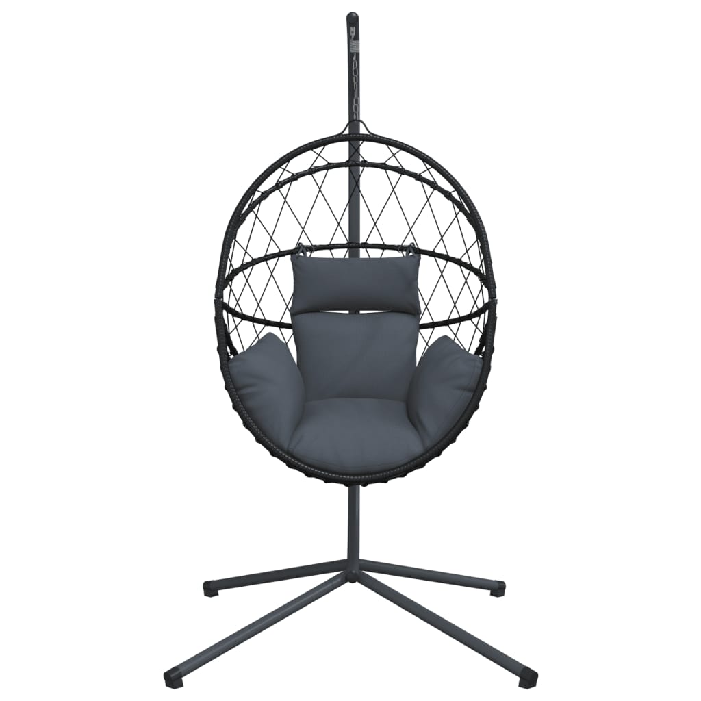 8721012877245_g_en_hd_2 vidaXL Hanging Egg Chair with Stand Anthracite Rattan and Steel - Image 4