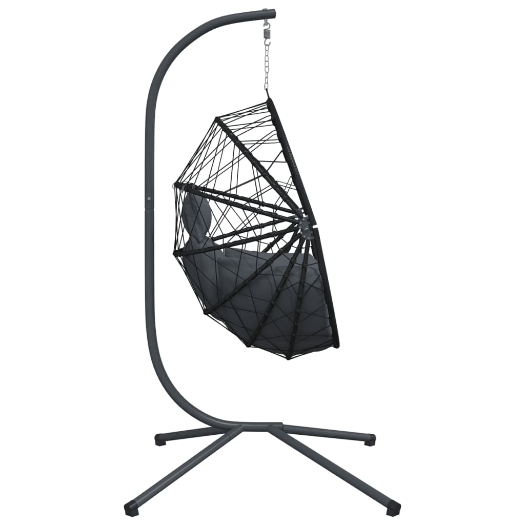 8721012877245_g_en_hd_3 vidaXL Hanging Egg Chair with Stand Anthracite Rattan and Steel - Image 5