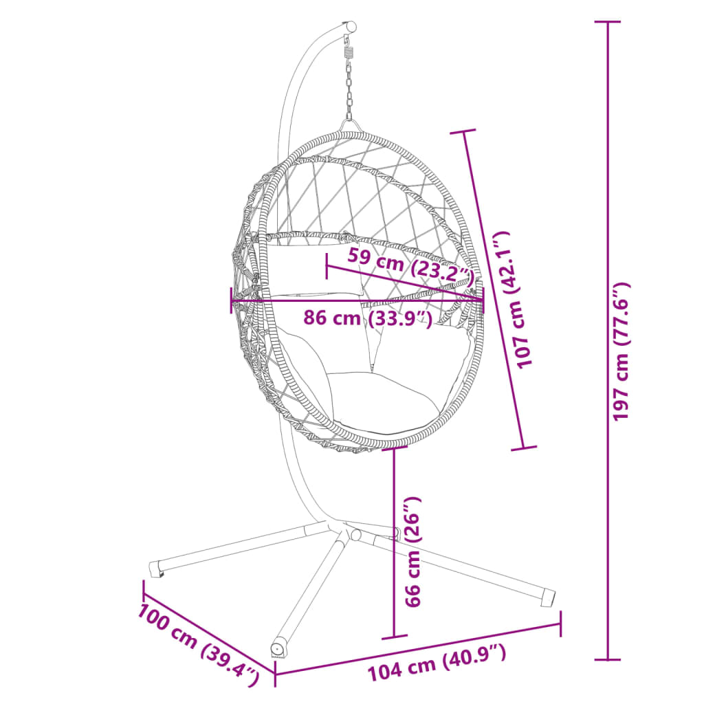 8721012877245_g_en_hd_6 vidaXL Hanging Egg Chair with Stand Anthracite Rattan and Steel - Image 8