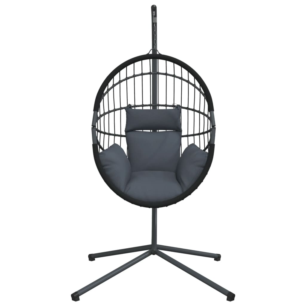 8721012877276_g_en_hd_2 vidaXL Hanging Egg Chair with Stand Anthracite Rattan and Steel - Image 4