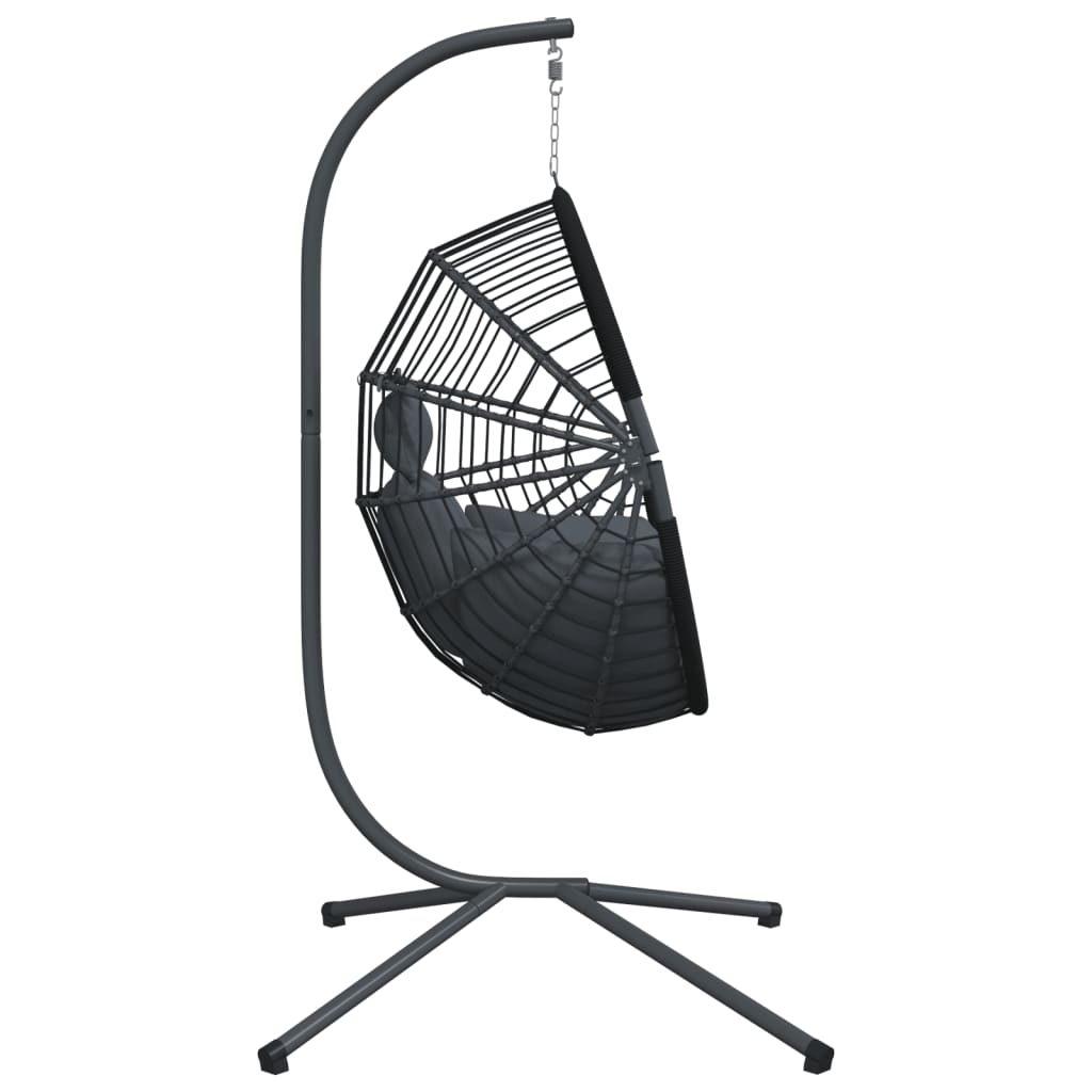 8721012877276_g_en_hd_3 vidaXL Hanging Egg Chair with Stand Anthracite Rattan and Steel - Image 5