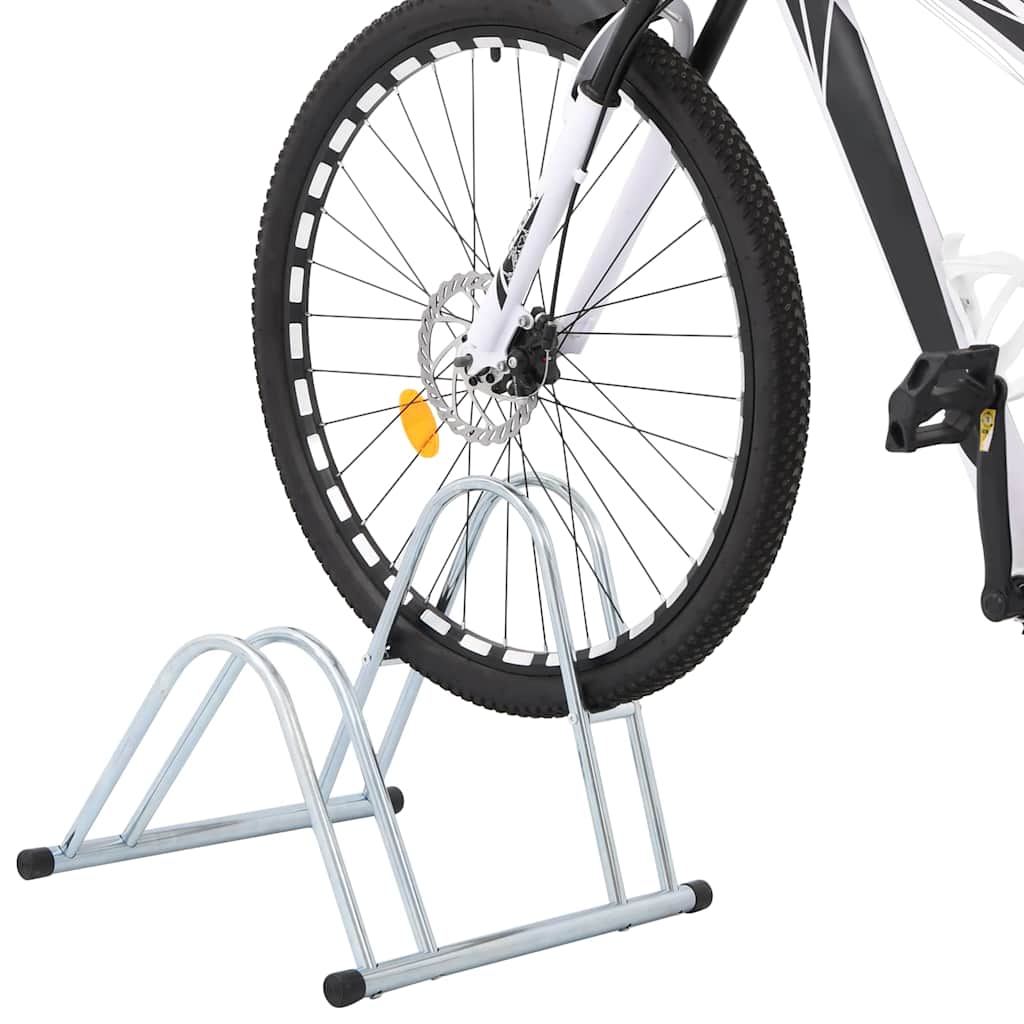 8721012879737_g_en_hd_1 vidaXL Bicycle Stand for 2 Bikes Floor Freestanding Galvanised Steel - Image 2
