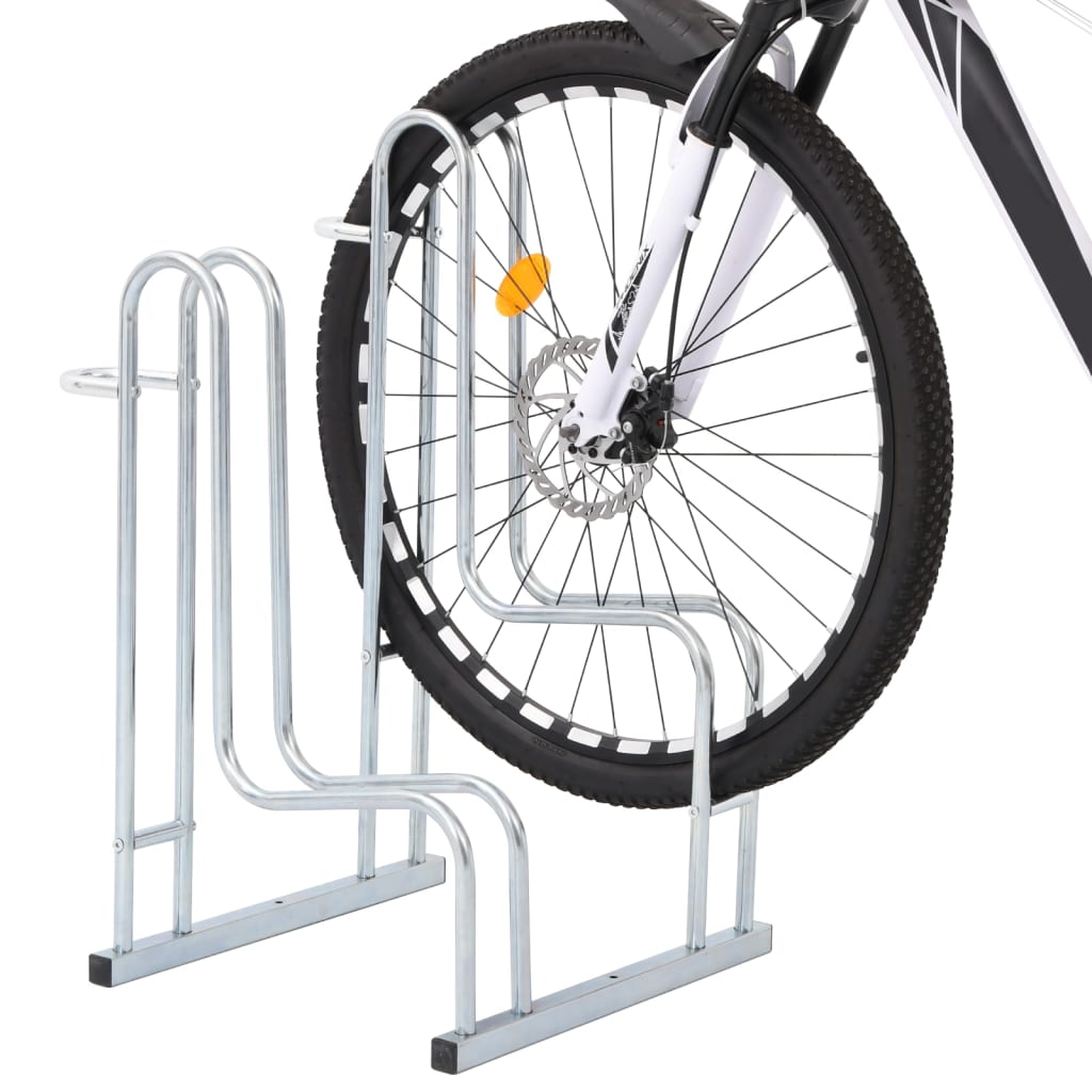 8721012879768_g_en_hd_1 vidaXL Bicycle Stand for 2 Bikes Floor Freestanding Galvanised Steel - Image 2