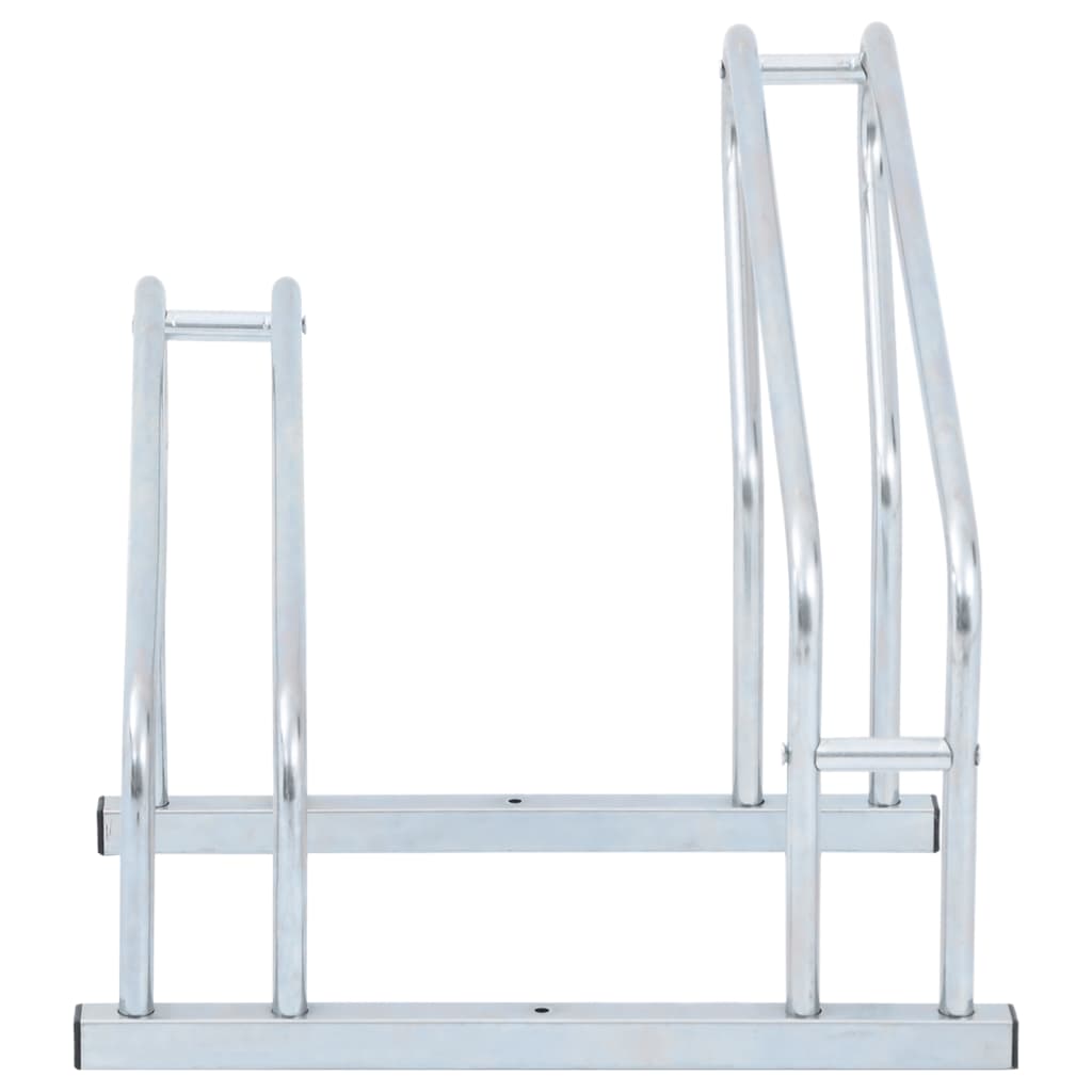 8721012879812_g_en_hd_2 vidaXL Bicycle Stand for 2 Bikes Floor Freestanding Galvanised Steel - Image 3