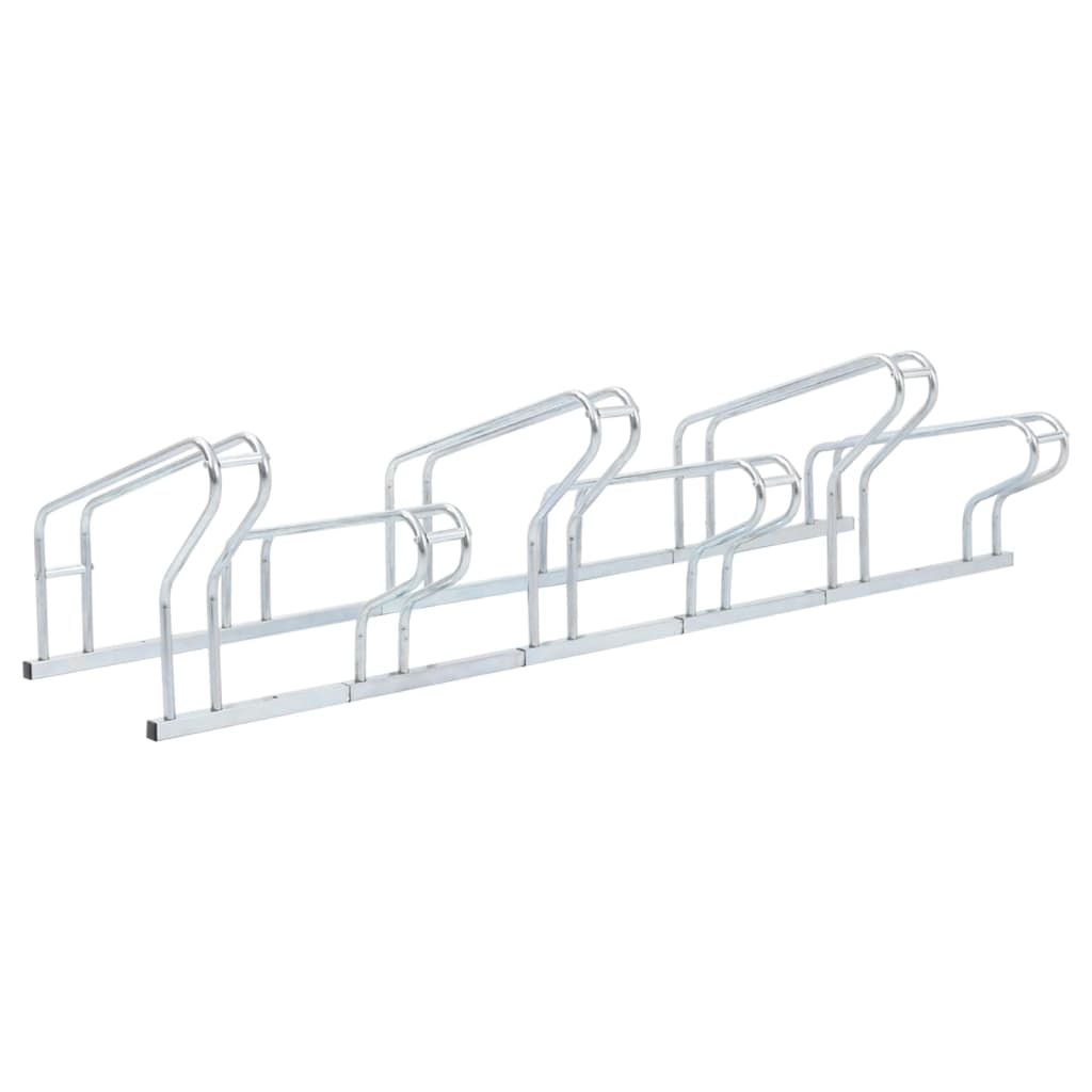 8721012879850_g_en_hd_4 vidaXL Bicycle Stand for 6 Bikes Floor Freestanding Galvanised Steel - Image 5