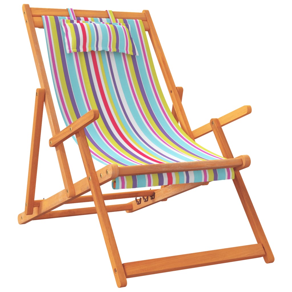 8721012911307_g_en_hd_1 vidaXL Folding Beach Chairs 2 pcs Multicolour Fabric - Image 3