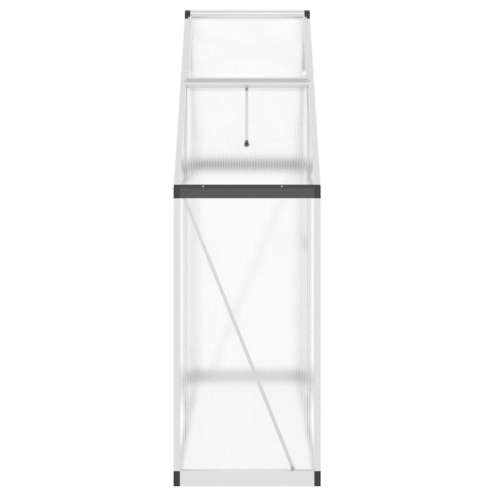 8721012917880_g_en_hd_2 vidaXL Greenhouse with Base Frame Silver 169x58x195 cm Aluminium - Image 4