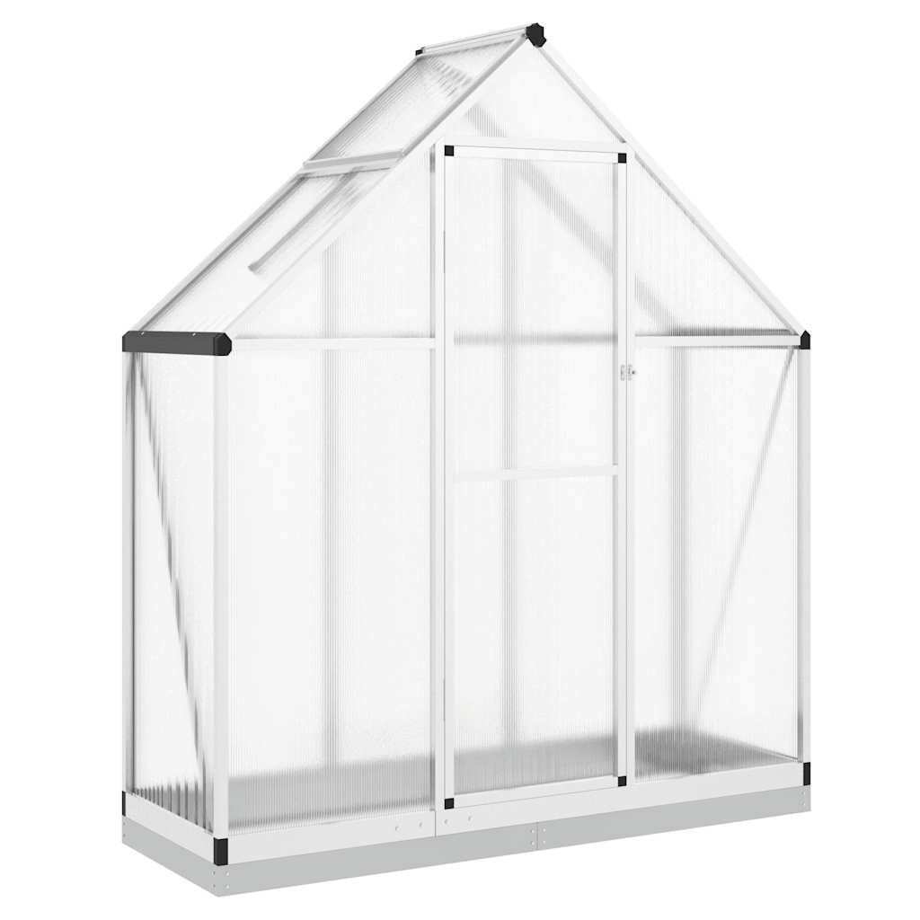 8721012917910_a_en_hd_1 vidaXL Greenhouse with Base Frame Silver 169x58x202 cm Aluminium - Image 2