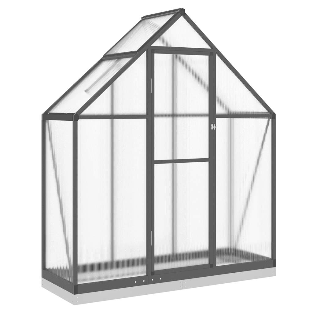 8721012917934_a_en_hd_1 vidaXL Greenhouse with Base Frame Anthracite 169x58x202 cm Aluminium - Image 2