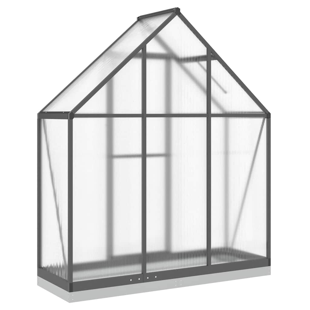 8721012917934_g_en_hd_3 vidaXL Greenhouse with Base Frame Anthracite 169x58x202 cm Aluminium - Image 5