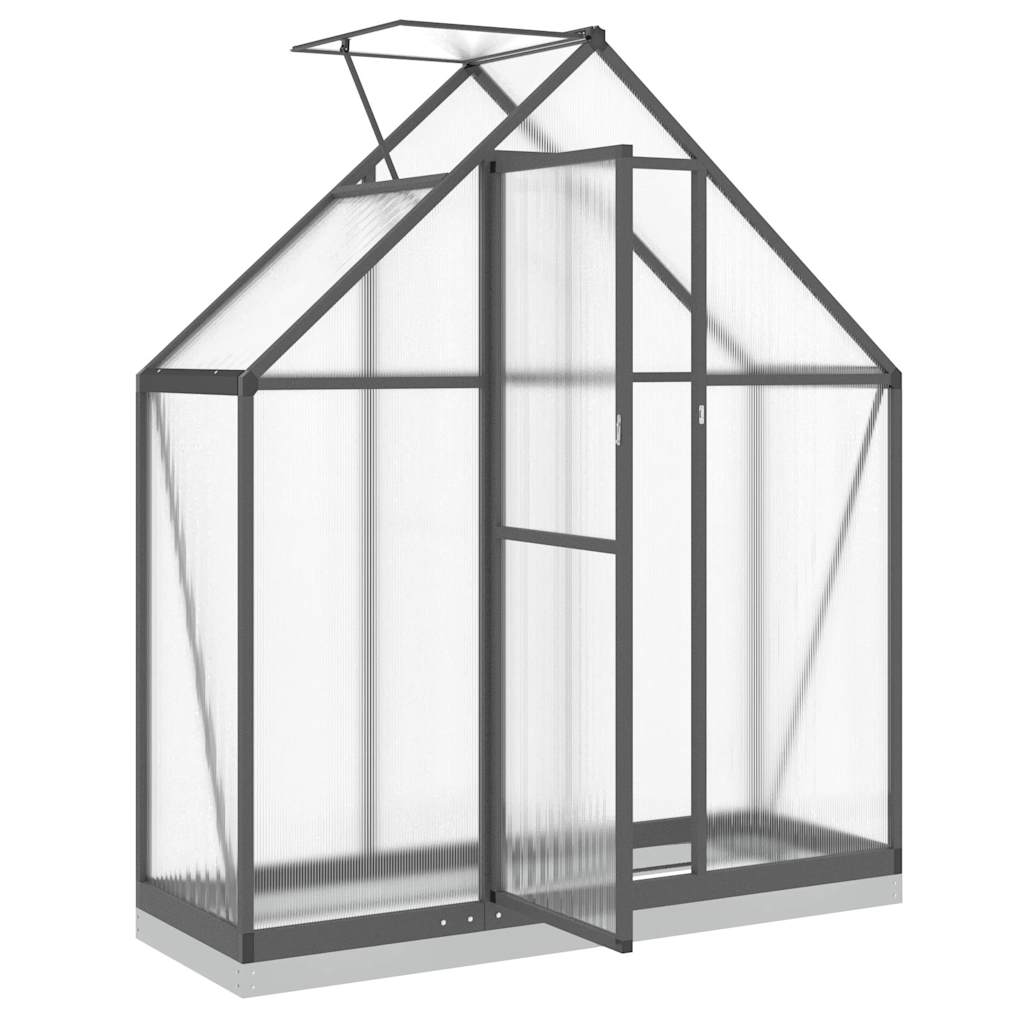 8721012917934_g_en_hd_4 vidaXL Greenhouse with Base Frame Anthracite 169x58x202 cm Aluminium - Image 6
