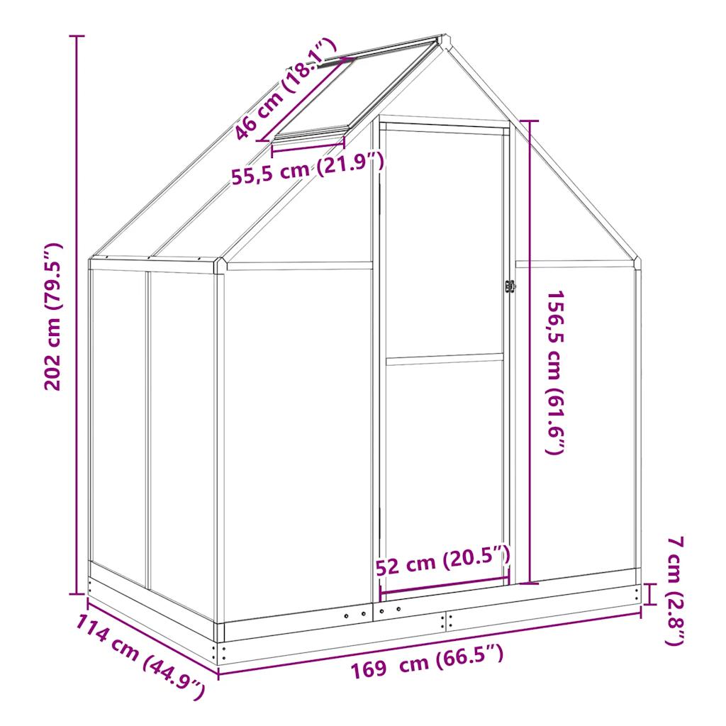 8721012917972_g_en_hd_8 vidaXL Greenhouse with Base Frame Silver 169x114x202 cm Aluminium - Image 10