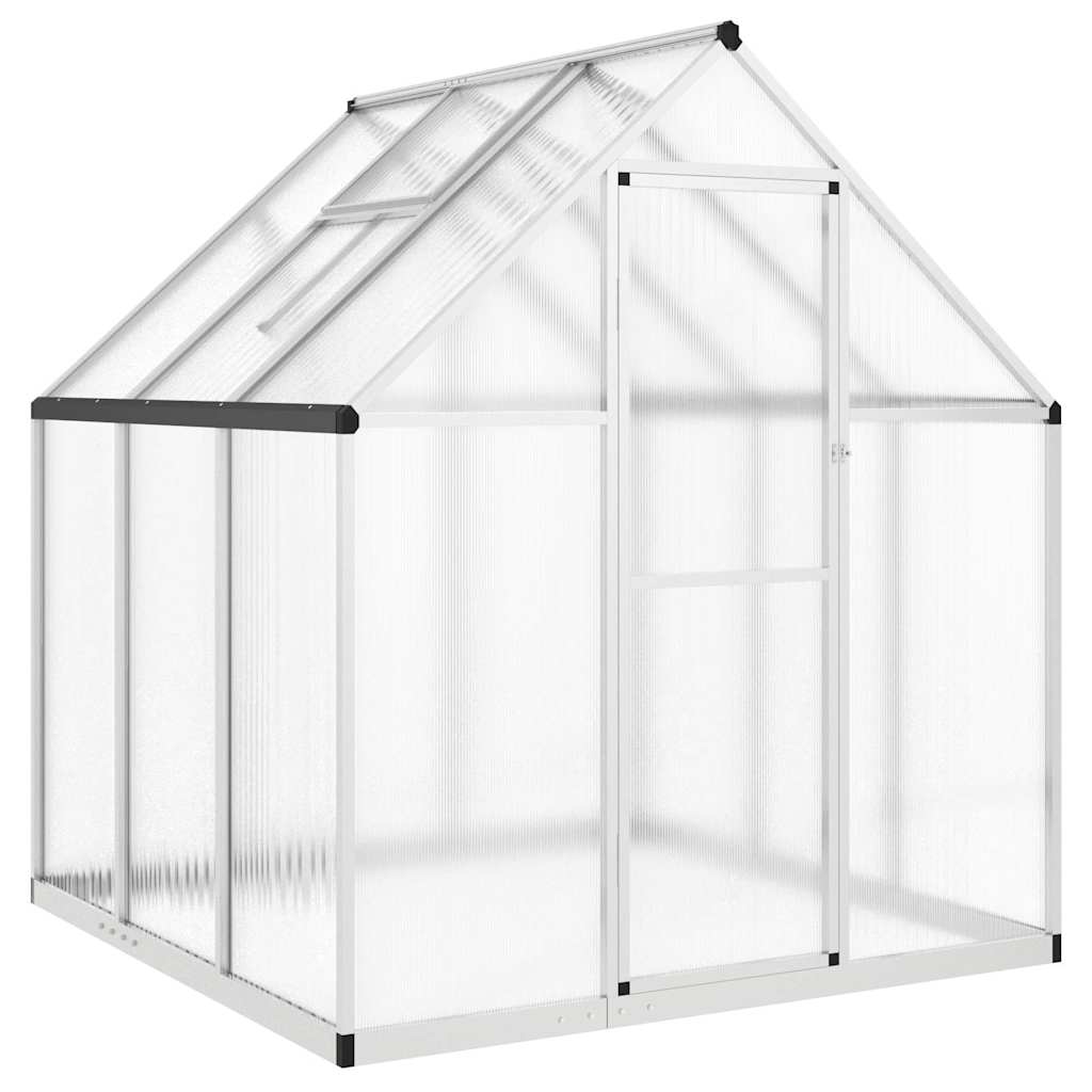8721012918009_a_en_hd_1 vidaXL Greenhouse with Base Frame Silver 169x169x195 cm Aluminium - Image 2