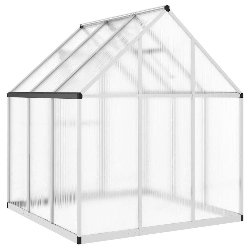 8721012918009_g_en_hd_3 vidaXL Greenhouse with Base Frame Silver 169x169x195 cm Aluminium - Image 5